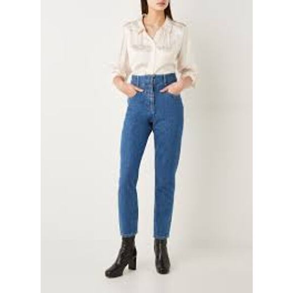 BA&SH Leo Straight-Leg High-Rise Jeans Size 26 or 4 - Picture 1 of 10